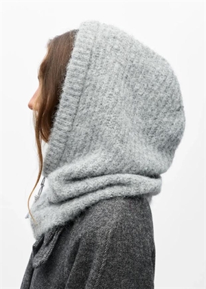 Milu zip balaclava Light Grey Melange Object 